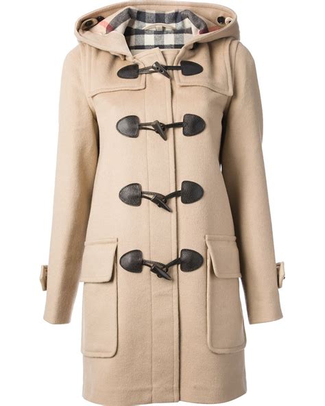 burberry brit duffle coat women|burberry men's cashmere overcoat.